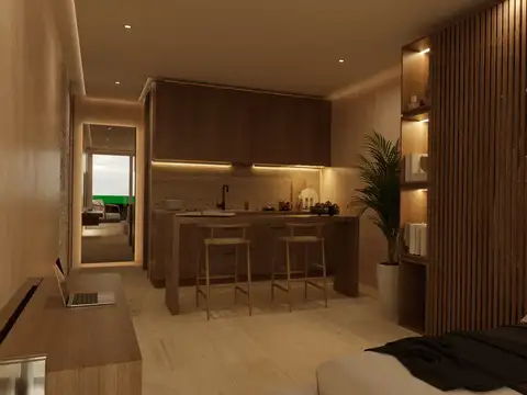 Departamento Monoambiente con 1 baño