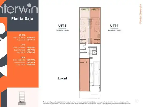 Departamento 3 ambientes con 1 baño