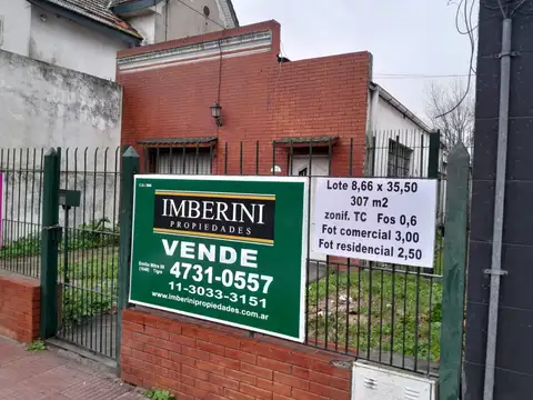 Excelente terreno ubicado en Avenida Cazón 533 - Tigre