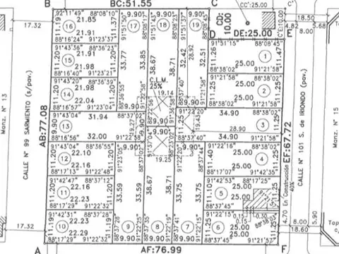 Terreno en Venta de 381,0 m2