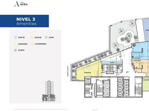 VENTA DEPARTAMENTO DE UN DORMITORIO, EDIFICIO AURA