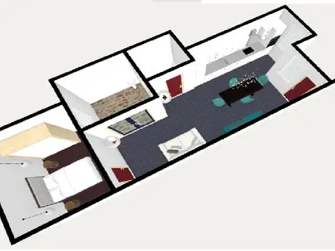 Depto Tipo Casa en Venta en Versalles, USD 109.000