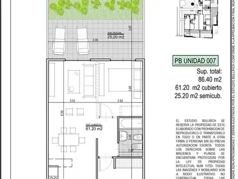 Departamento en Venta de 2 dormitorios