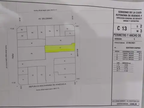 Terreno en Venta en Monserrat, USD 900.000