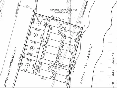 Propiedad en venta en Saladero M Cabal