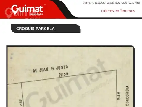 Terreno en Venta de 181,0 m2