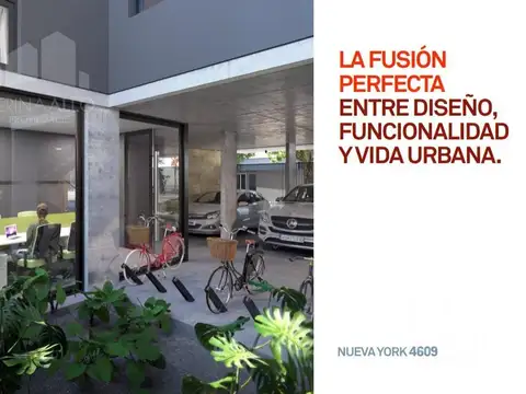 Departamento 2 ambientes con 1 baño