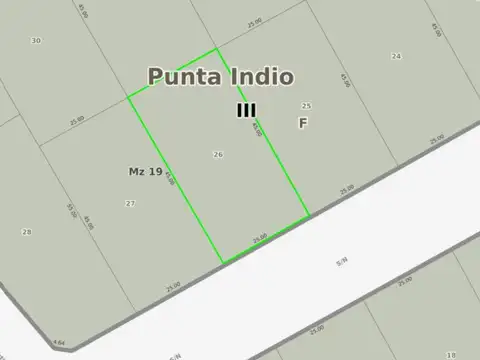 Terreno en Venta de 1125,0 m2