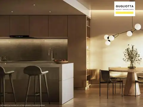 Hermoso departamento 2 ambientes al contra fte. en Palermo S