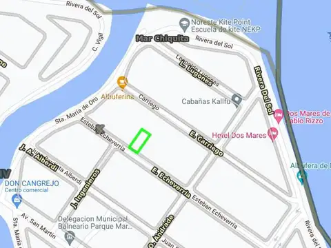 Terreno en Venta 18  mts Frente