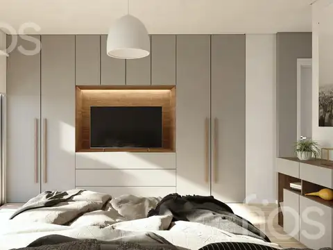 Departamento 3 ambientes con 2 baños