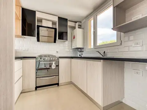 Departamento 2 ambientes con 2 baños