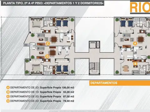 Departamento en Venta de 2 dormitorios