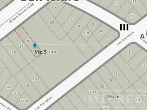 Terreno en Venta de 360,0 m2