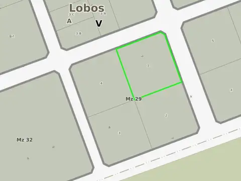 Terreno en Venta en Lobos, USD 15.000