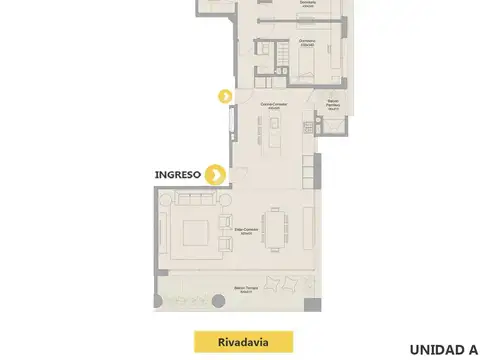 Venta departamento 3 dormitorios Pichincha