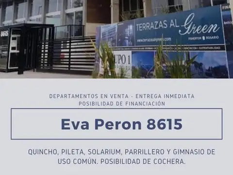 Eva Perón 8615. Depto. 1 dormitorio. ULTIMA UNIDAD 
