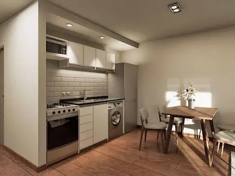 Departamento 2 ambientes con 1 baño