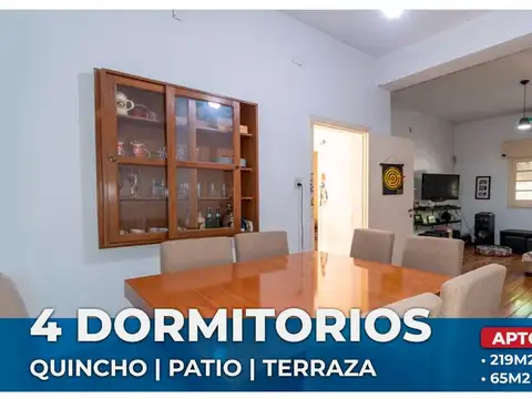 CASA EN VENTA 4 DORMI CON COMODIN Y PATIO LOURDES