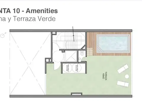 Departamento 4 ambientes con 3 baños