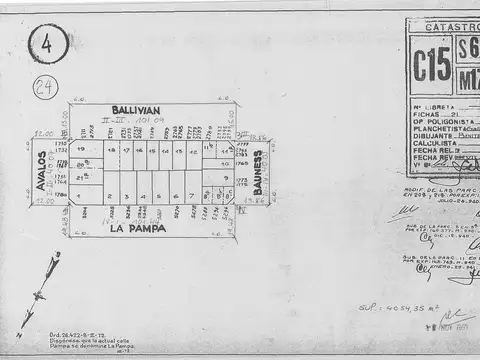 Terreno en Venta 10  mts Frente