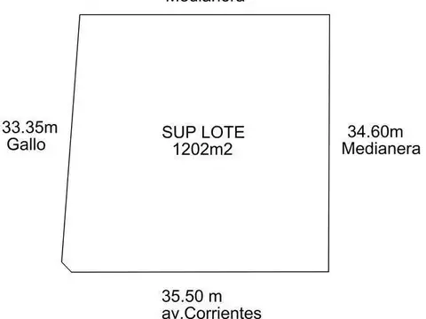 Terreno en Venta de 1200,0 m2