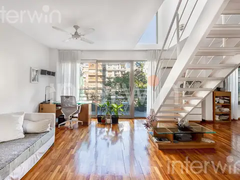 Departamento tipo duplex de 4 ambientes con cochera, Las Cañitas - VENTA -