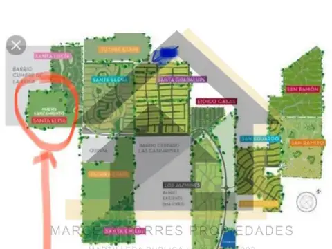 Terreno en Venta en Pilar Del Este, USD 55.000