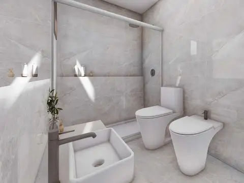 Departamento 3 ambientes con 2 baños