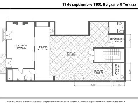 11 de septiembre  al 1100