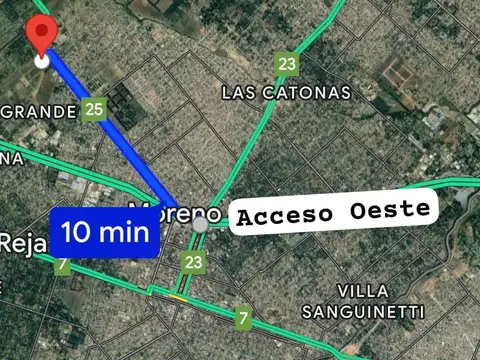 Terreno en Alquiler en La Reja, USD 5