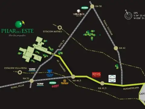 Terreno en Venta en Pilar Del Este, USD 46.000