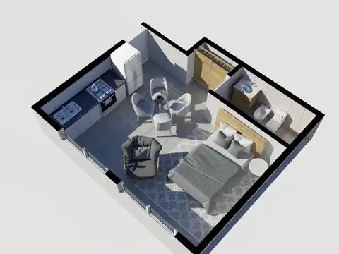 Departamento en Venta de Monoambiente