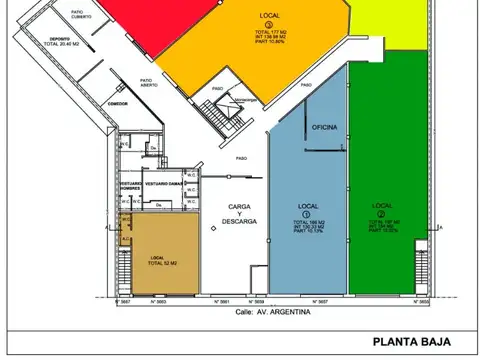 Galpon en Venta 35  mts Fondo