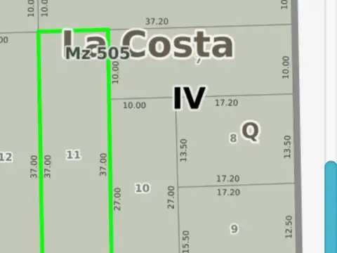 Terreno en Venta en Mar Del Tuyu, USD 8.000