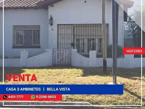 Casa - Venta - Argentina, Bella Vista - Av. Moises Lebensohn 908
