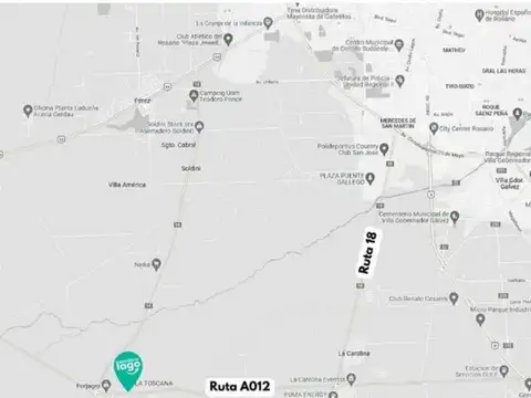 Terreno en Venta 30  mts Fondo