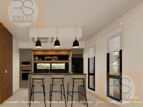 Casa 4 ambientes con 2 baños