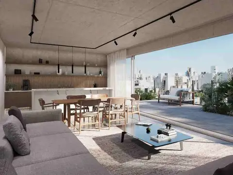 Departamento 2 ambientes con 1 baño