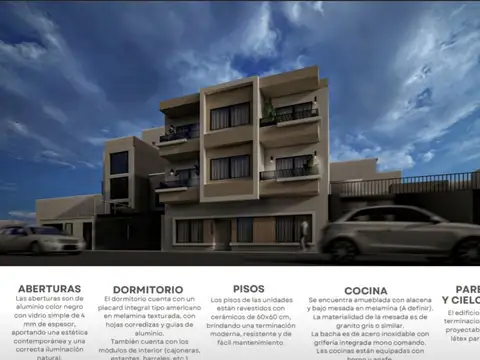 Departamento 2 ambientes con 1 baño