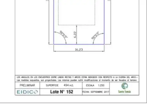 Terreno Santo Tomas Cuan Propiedades