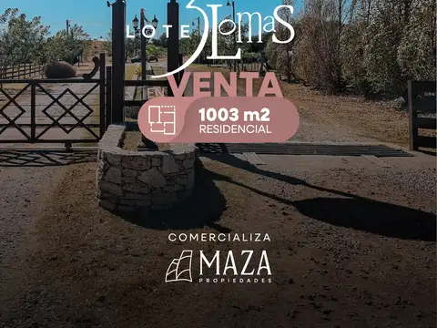 Lote en VENTA- Barrio 3 Lomas