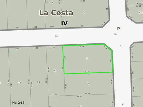 Terreno en Venta de 704,0 m2