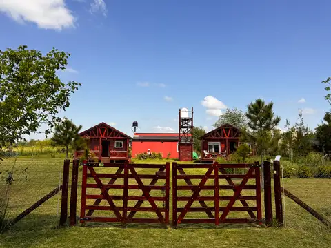 Uribelarrea - Dos Cabañas de Tronco Impecables a la Venta