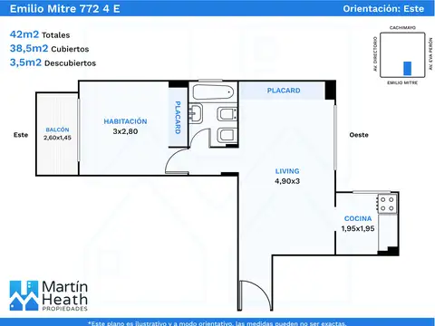 Emilio Mitre 700, Piso 4