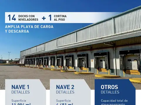 Galpon en Alquiler en Garin, USD 135.000