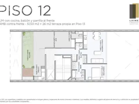 Emprendimiento: Venta 3 ambientes semipiso con gran balcon, Amenities