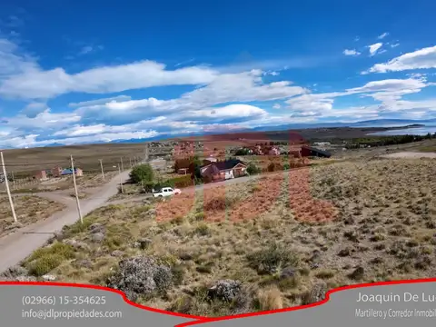 LOTE EN VENTA con vista al Lago Argentino