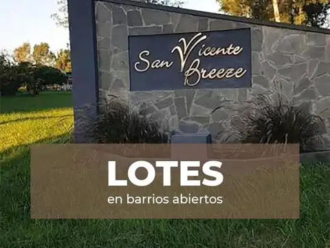 Lotes en venta con financiacion, en San Vicente, 400 a 800m2