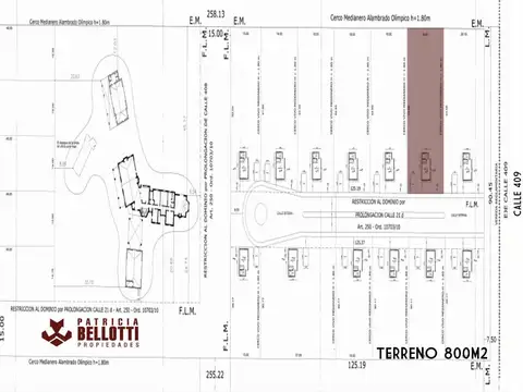 Lote en Venta - 409 E/ 21 - Villa Elisa - La Plata